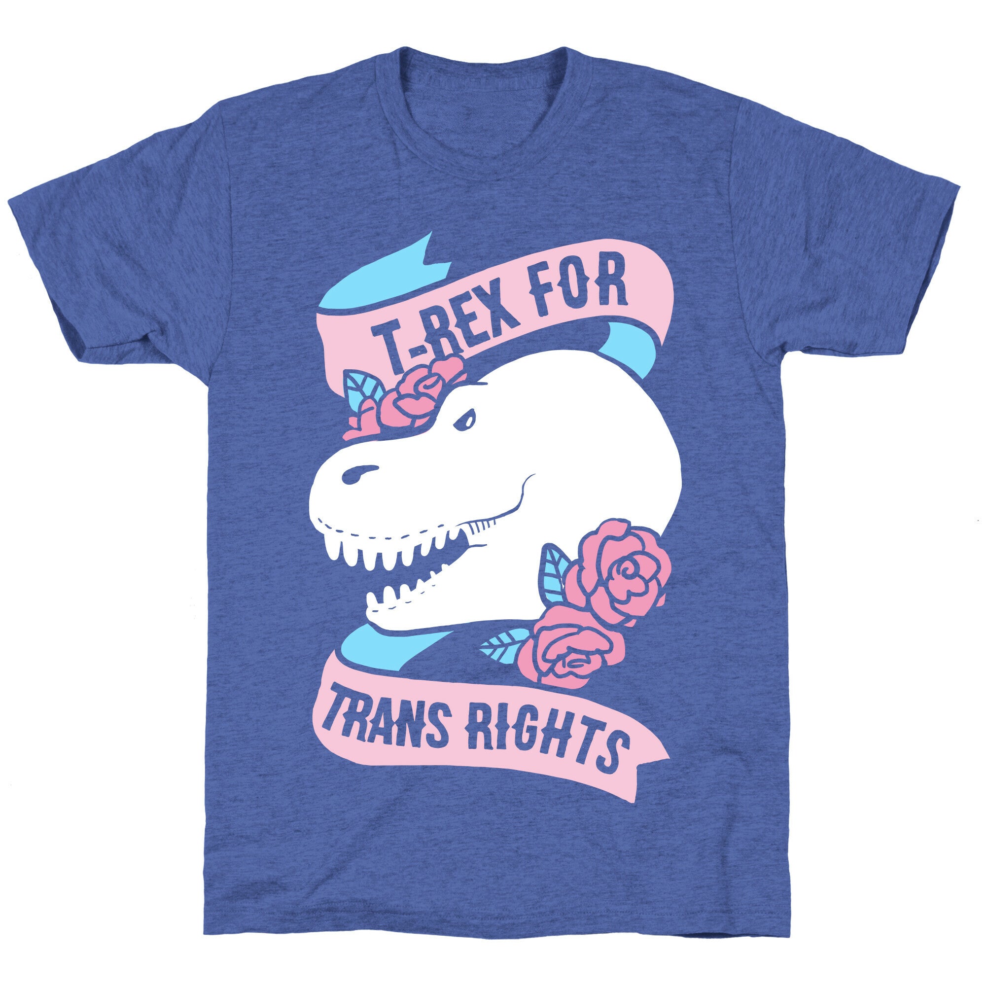 T- Rex for Trans Rights Unisex Triblend Tee